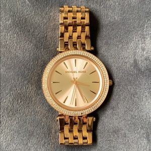 Rose gold Michael Kors watch